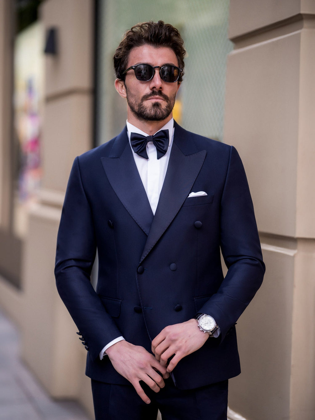 Navy Double Breasted Tuxedo 2-Piece