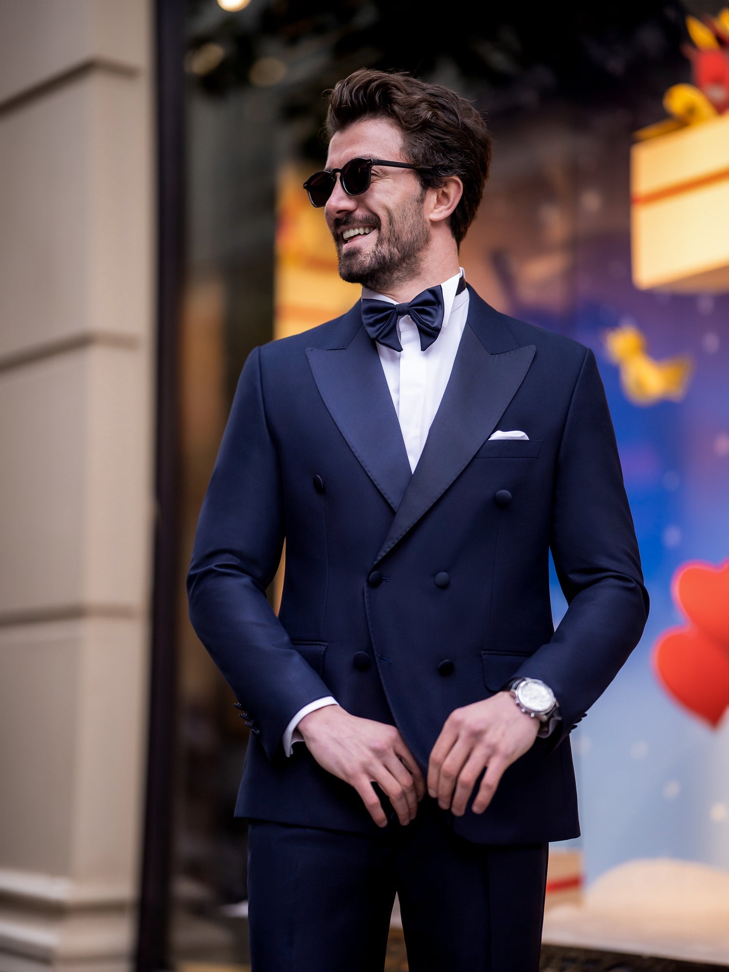 Navy Double Breasted Tuxedo 2-Piece