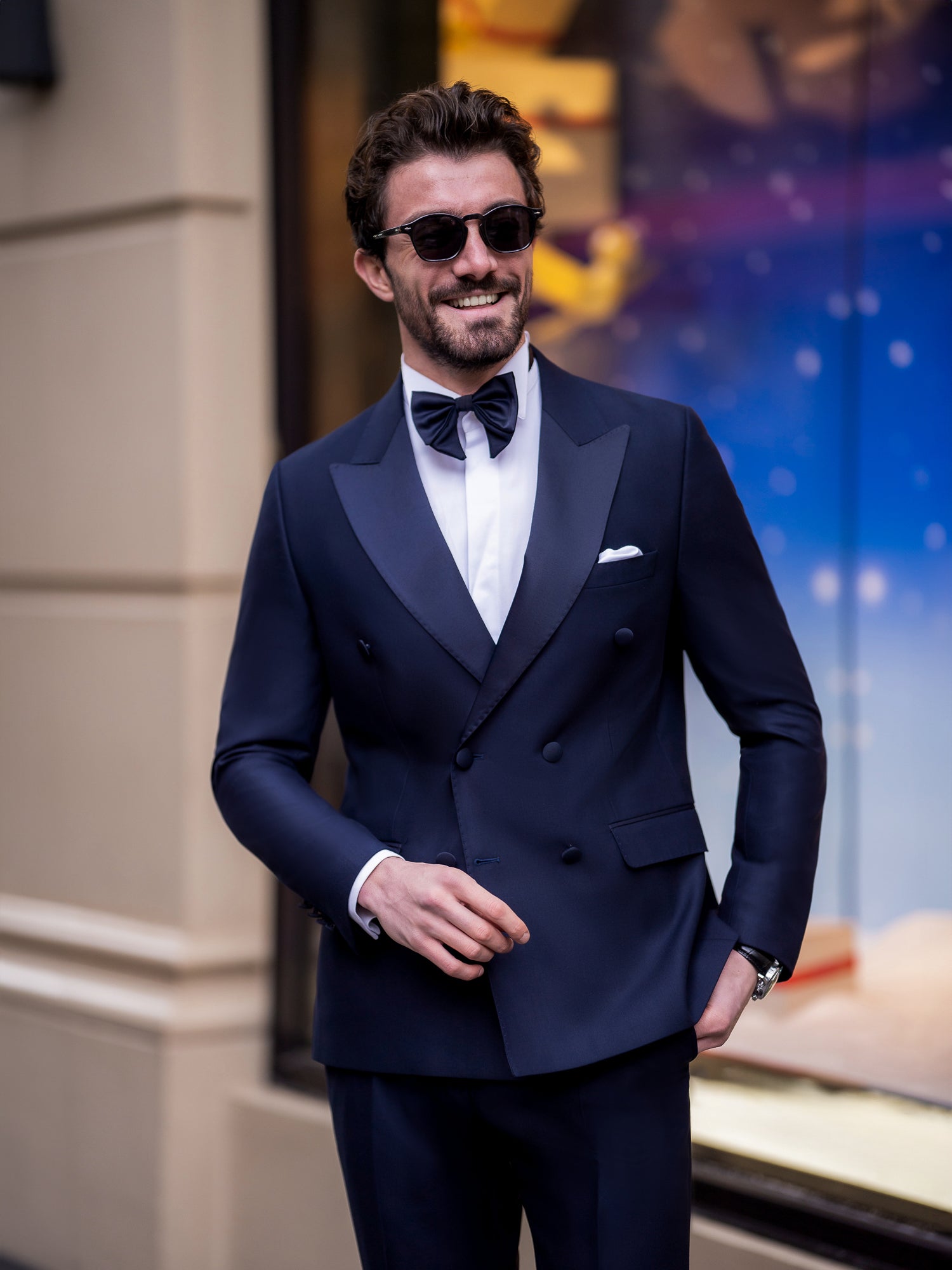 Navy Double Breasted Tuxedo 2-Piece