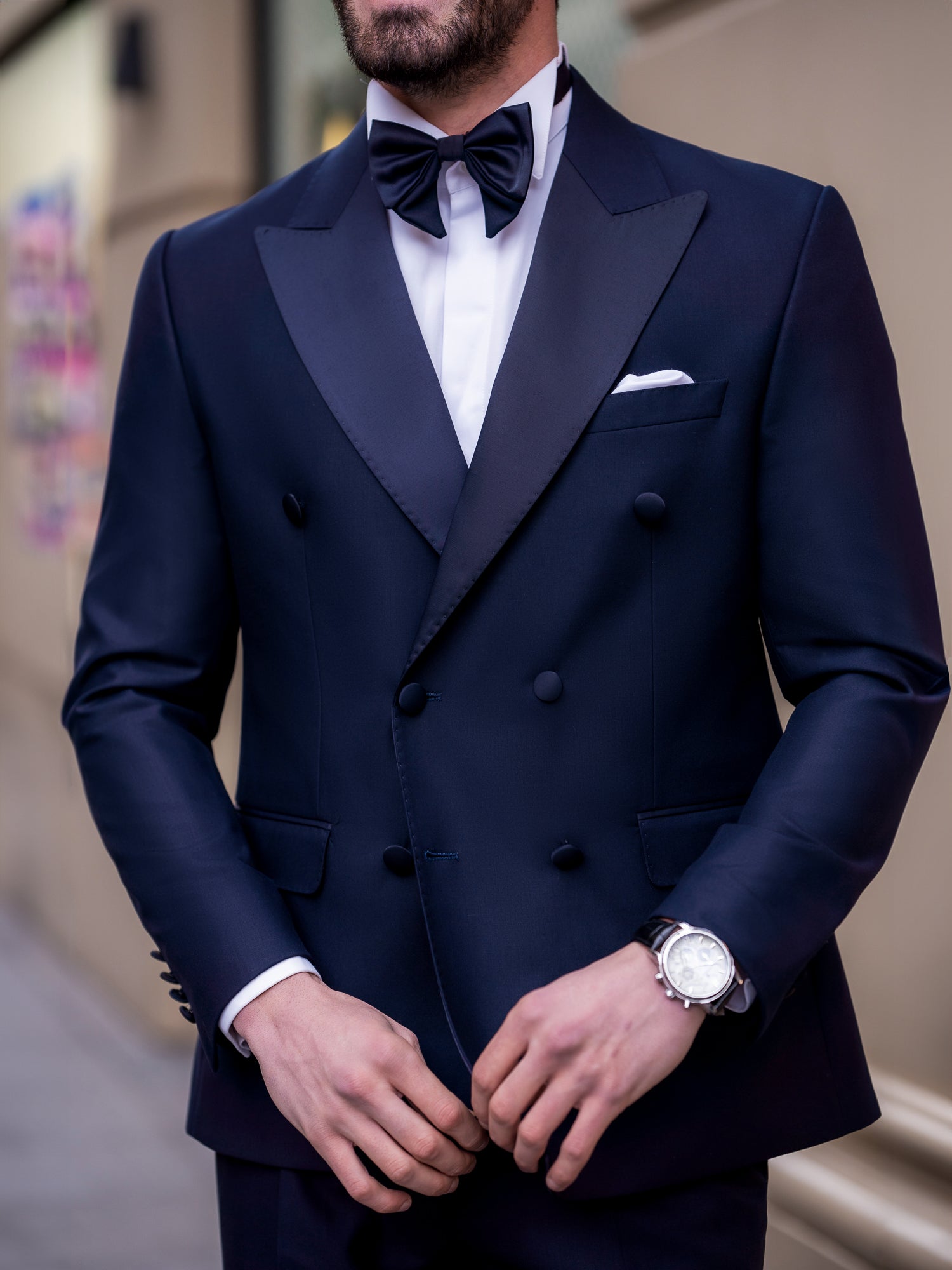 Navy Double Breasted Tuxedo 2-Piece
