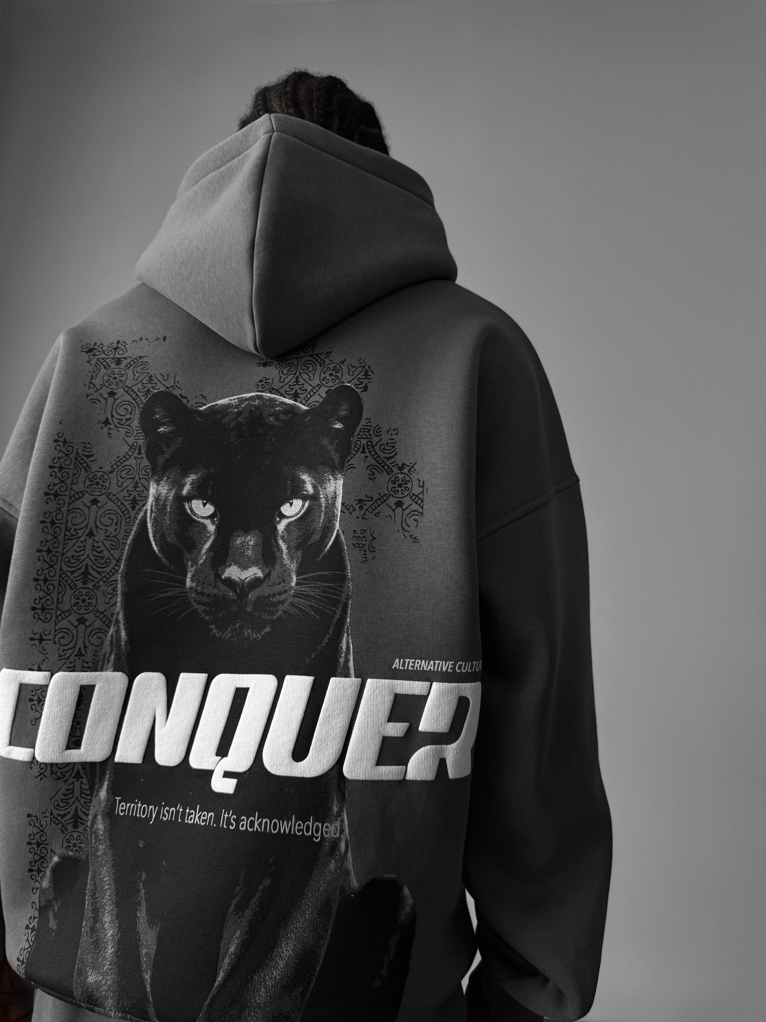 Conquer Oversized Hooded Sweatshirt