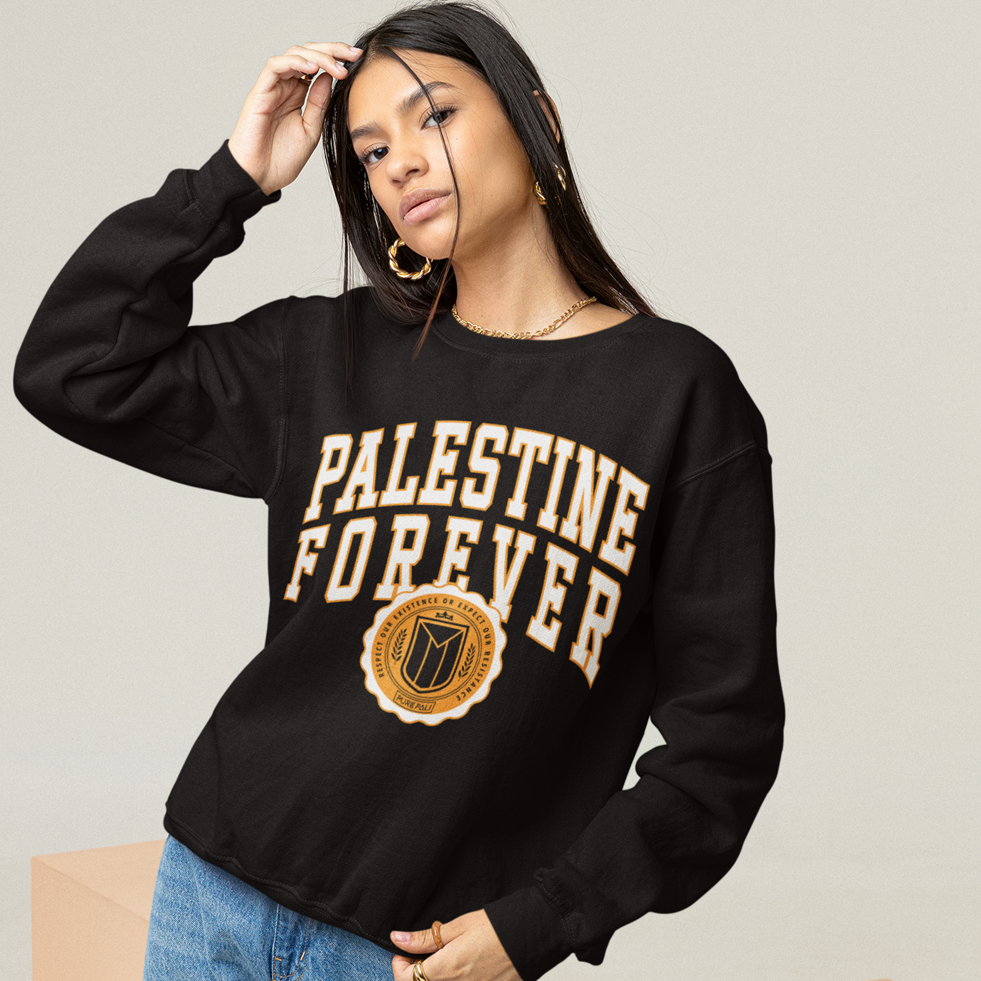 Forever Homeland Oversized Crewneck