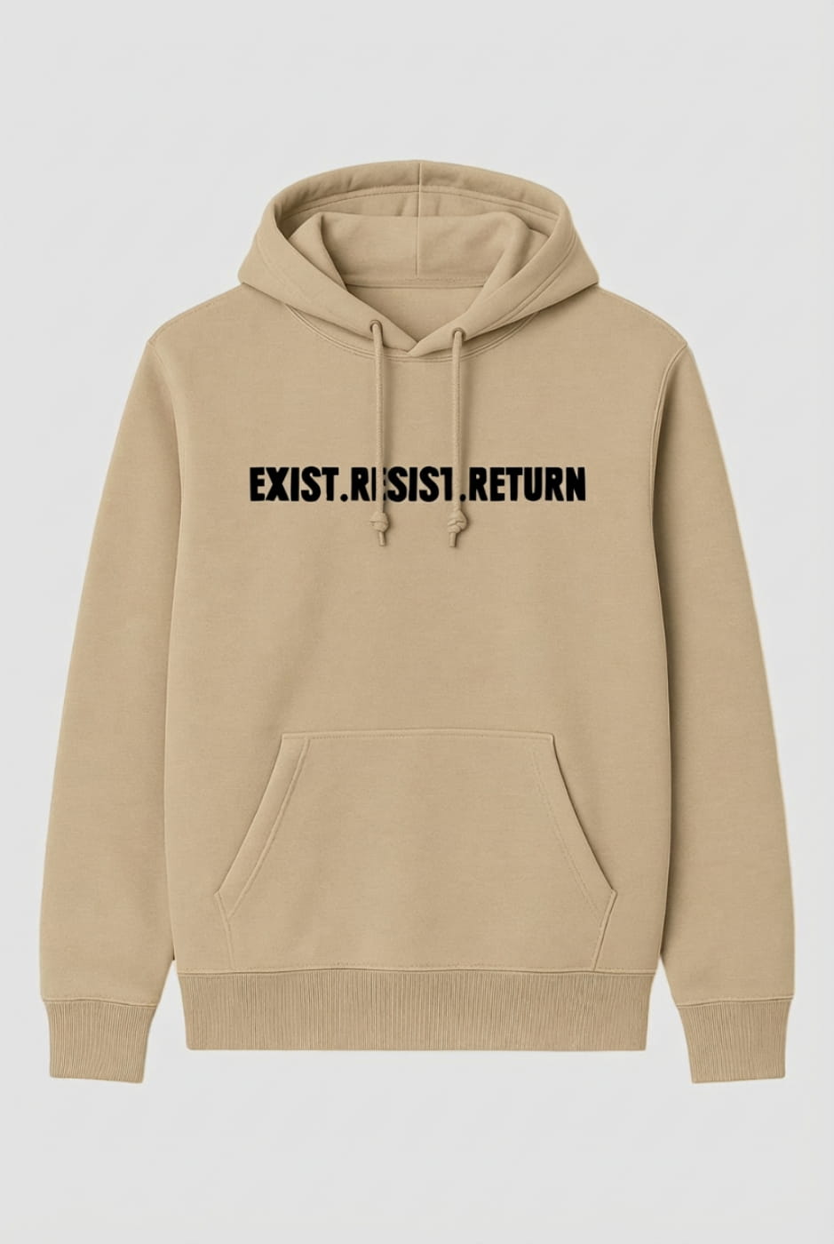 Exist Resist Return Oversized Hooded Sweatshirt