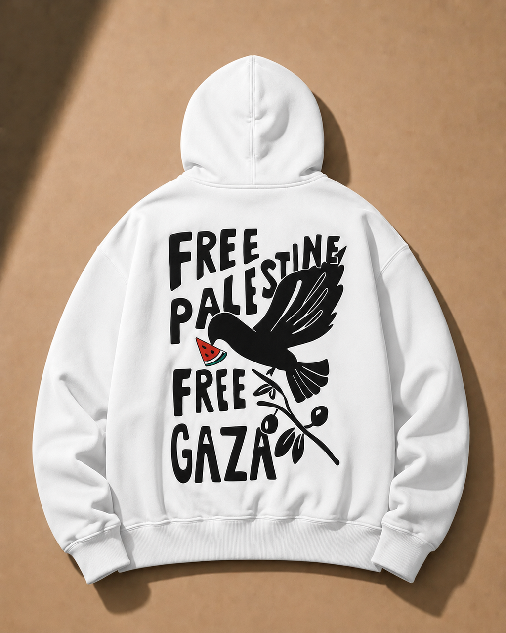 Beyond Borders Oversized Hooded Sweatshirt