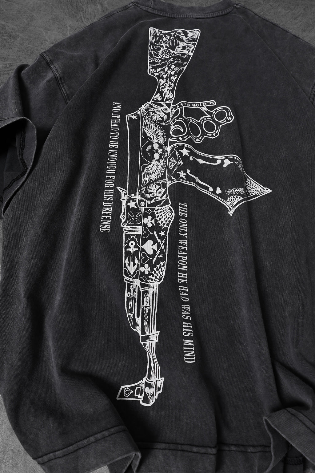 AK47 - Washed Oversized Tee