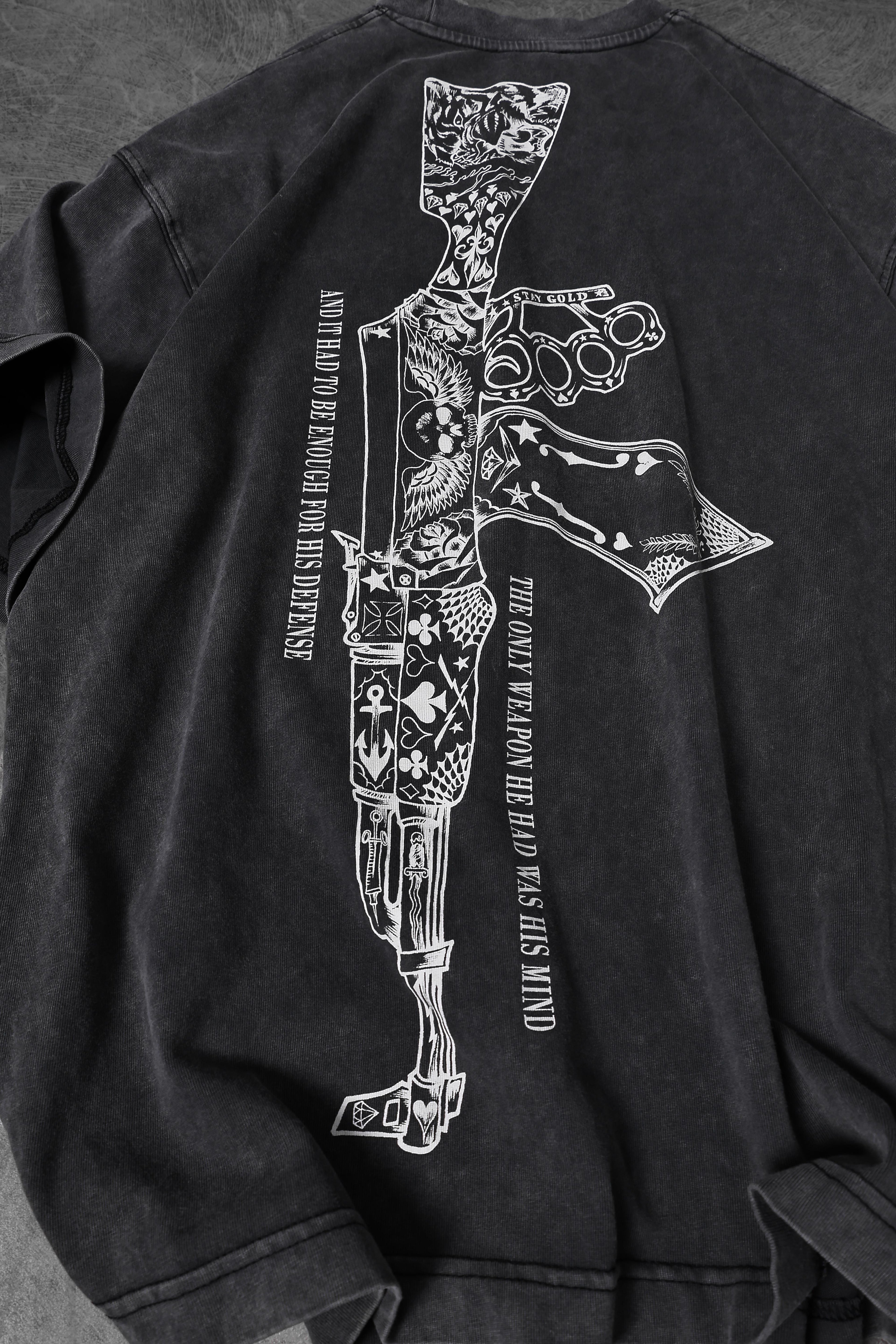 AK47 - Washed Oversized Tee