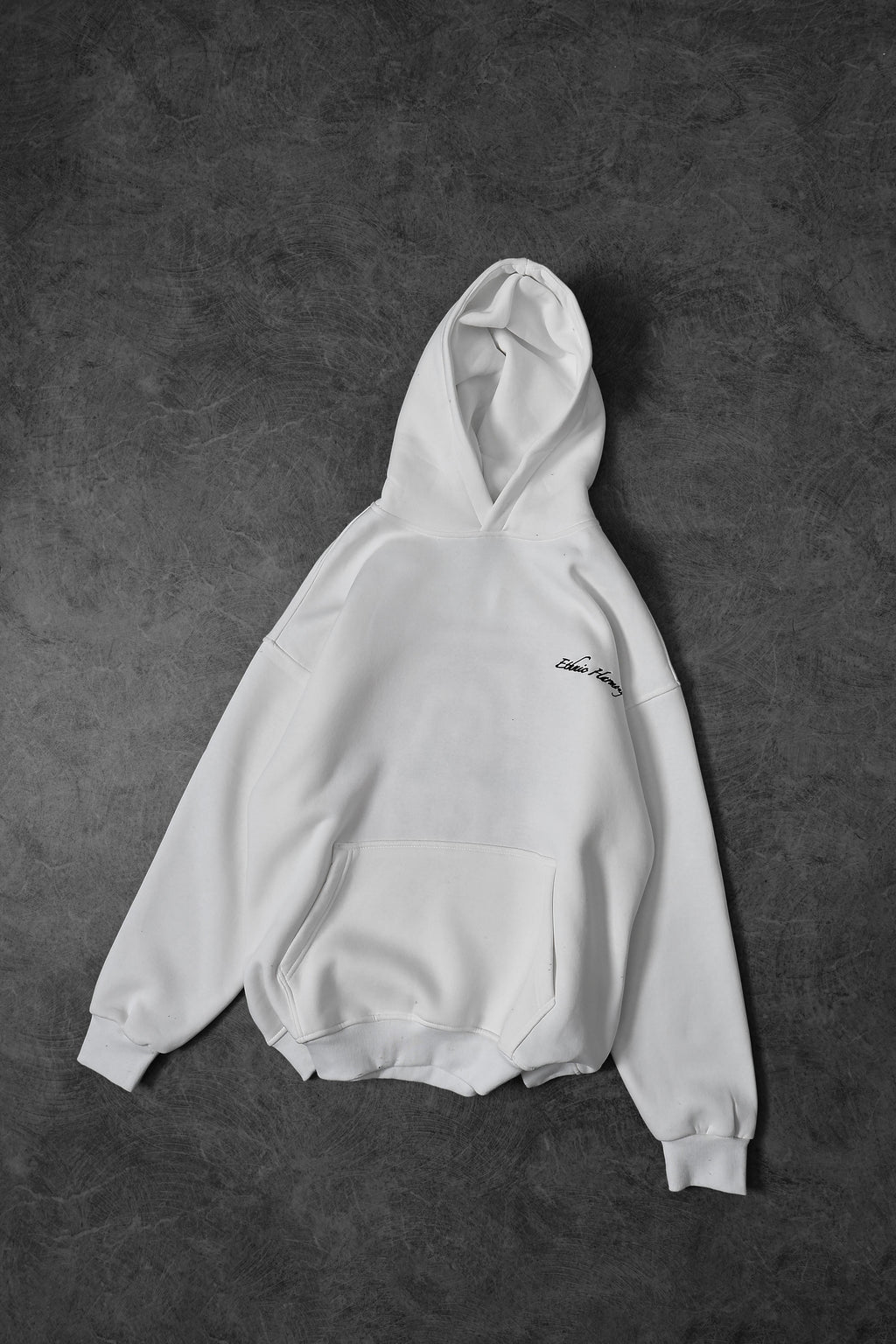 Ethnic Harmony Oversized Hooded Sweatshirt