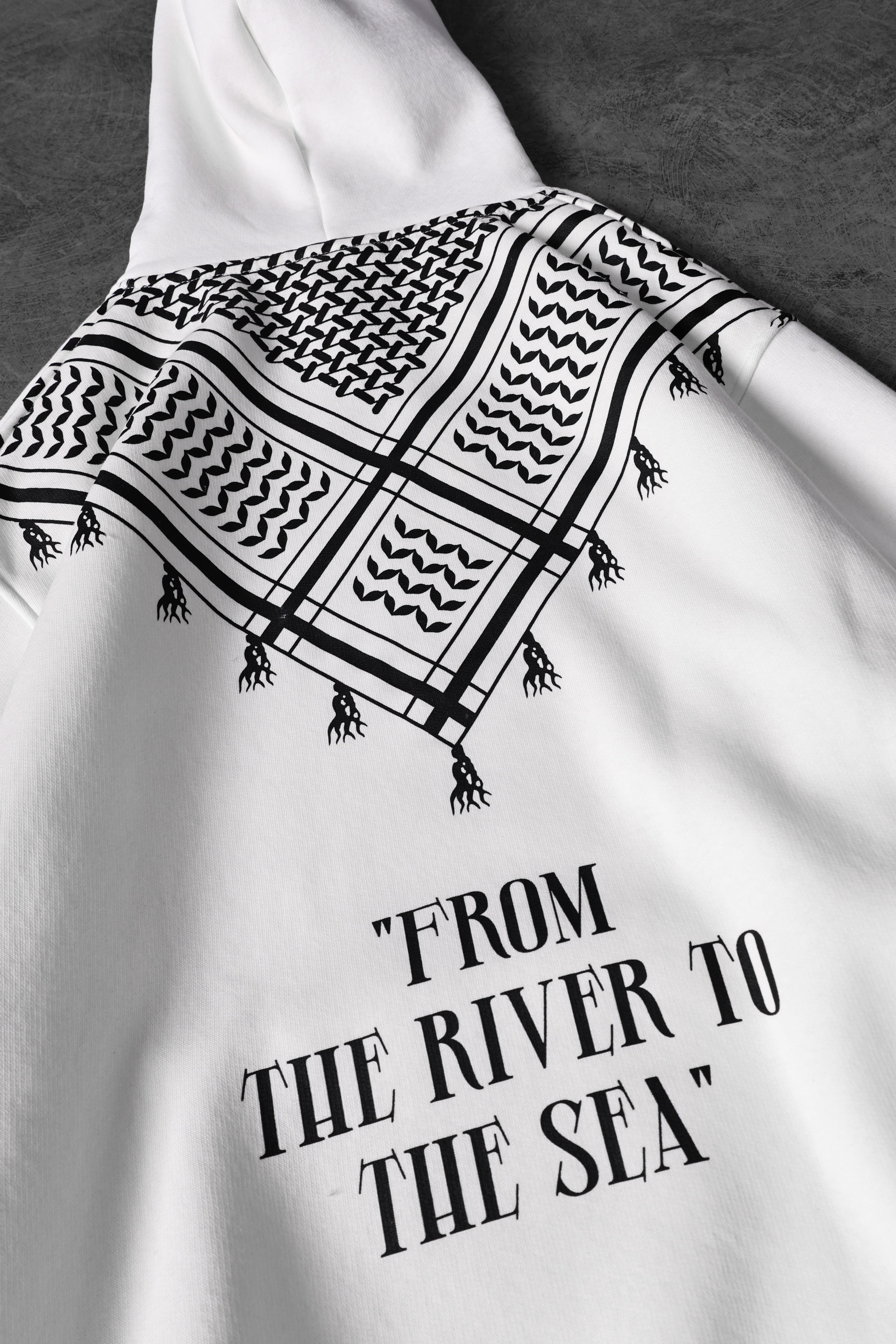 From The River To The Sea Oversized Hooded Sweatshirt