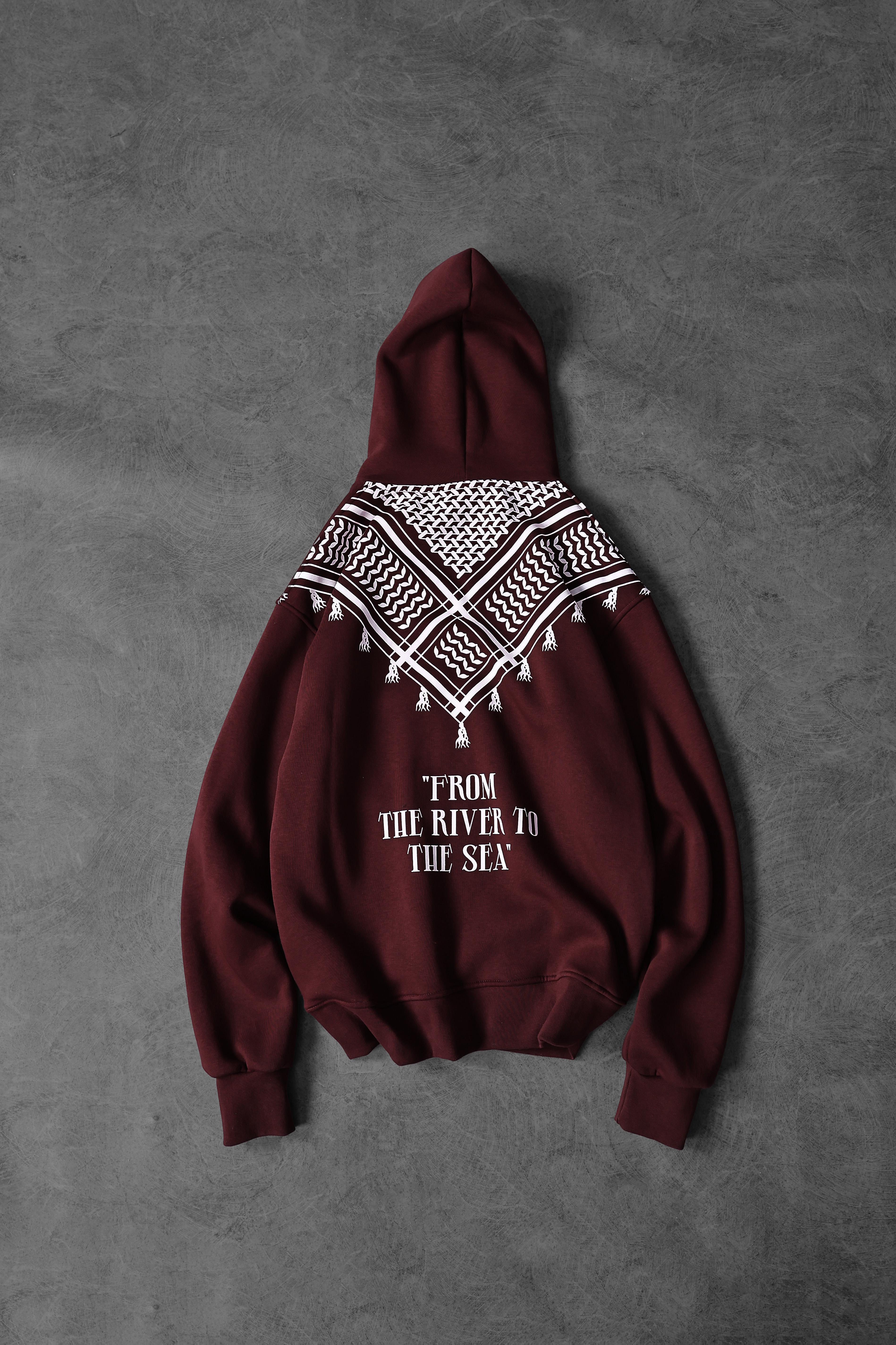 From The River To The Sea Oversized Hooded Sweatshirt