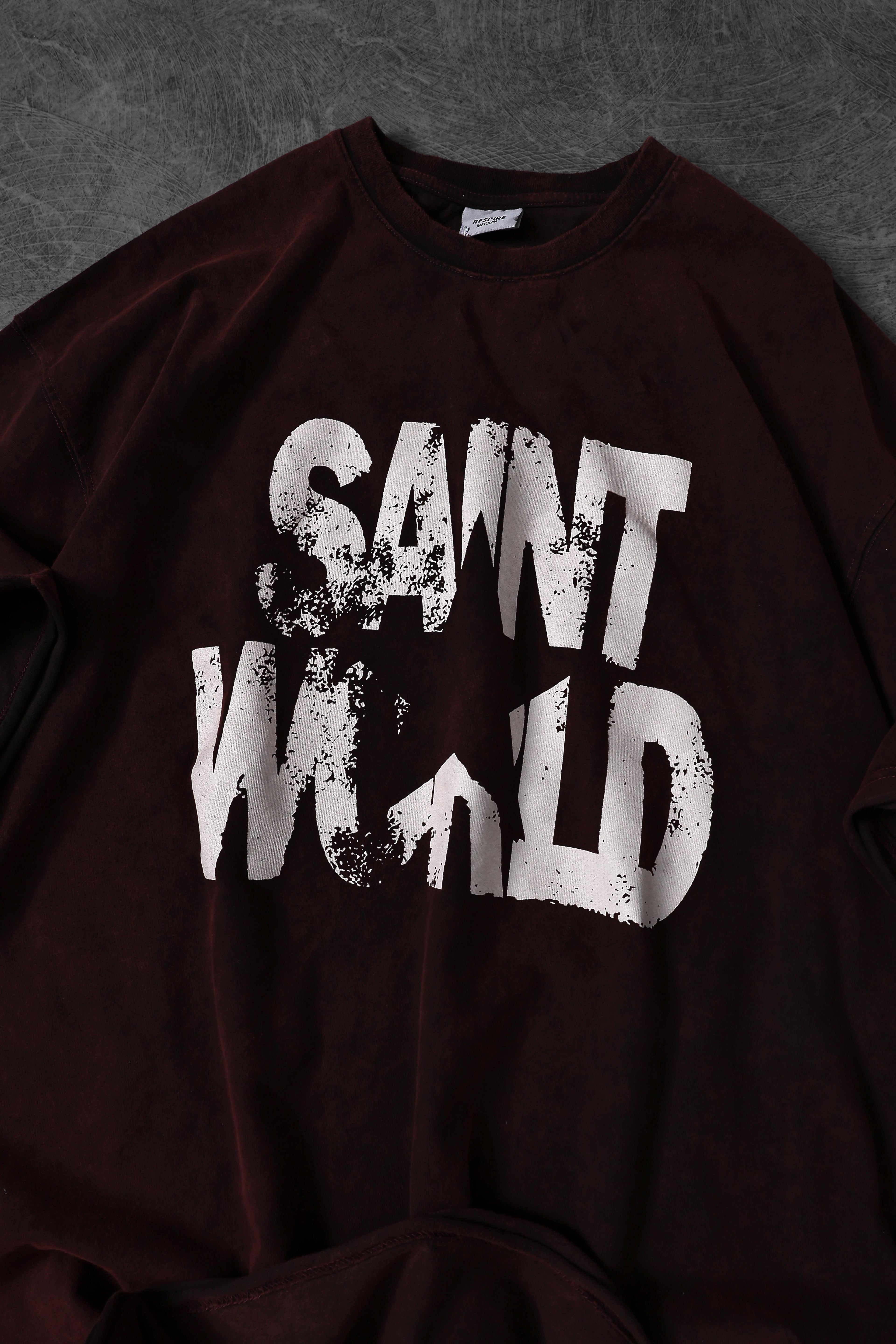 Saint World – Washed Oversized Tee