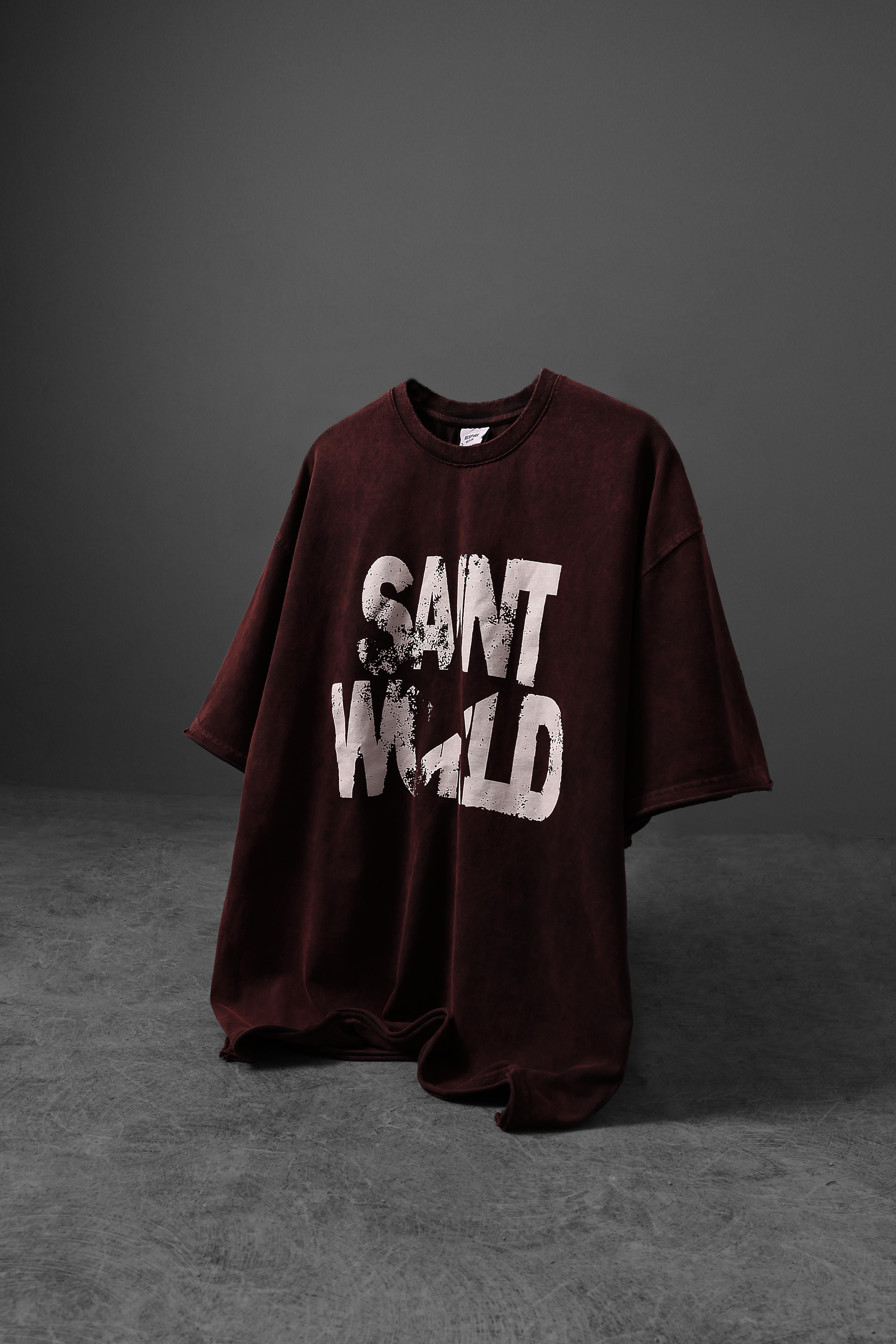Saint World – Washed Oversized Tee