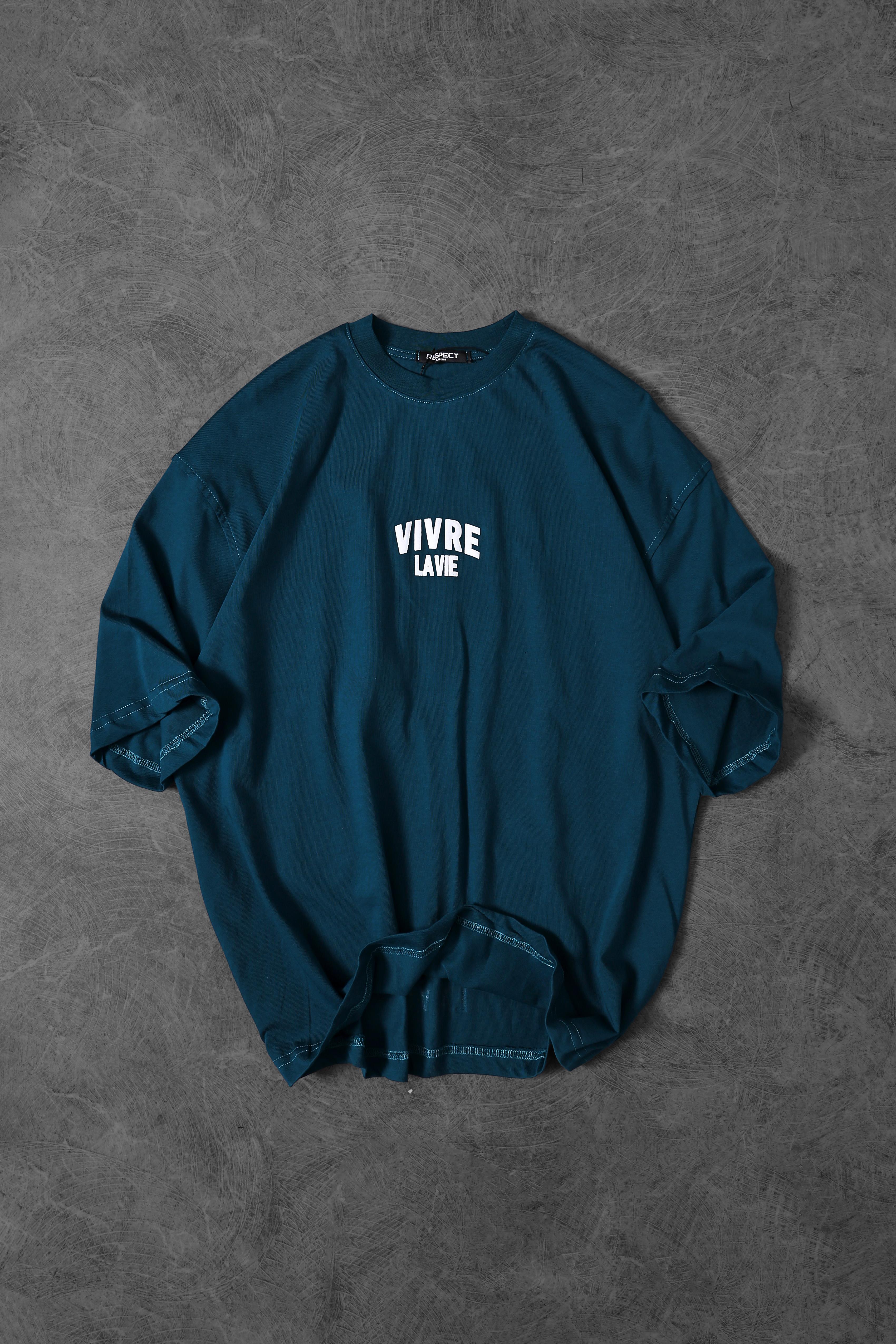 Vivre La Vie Oversized Tee