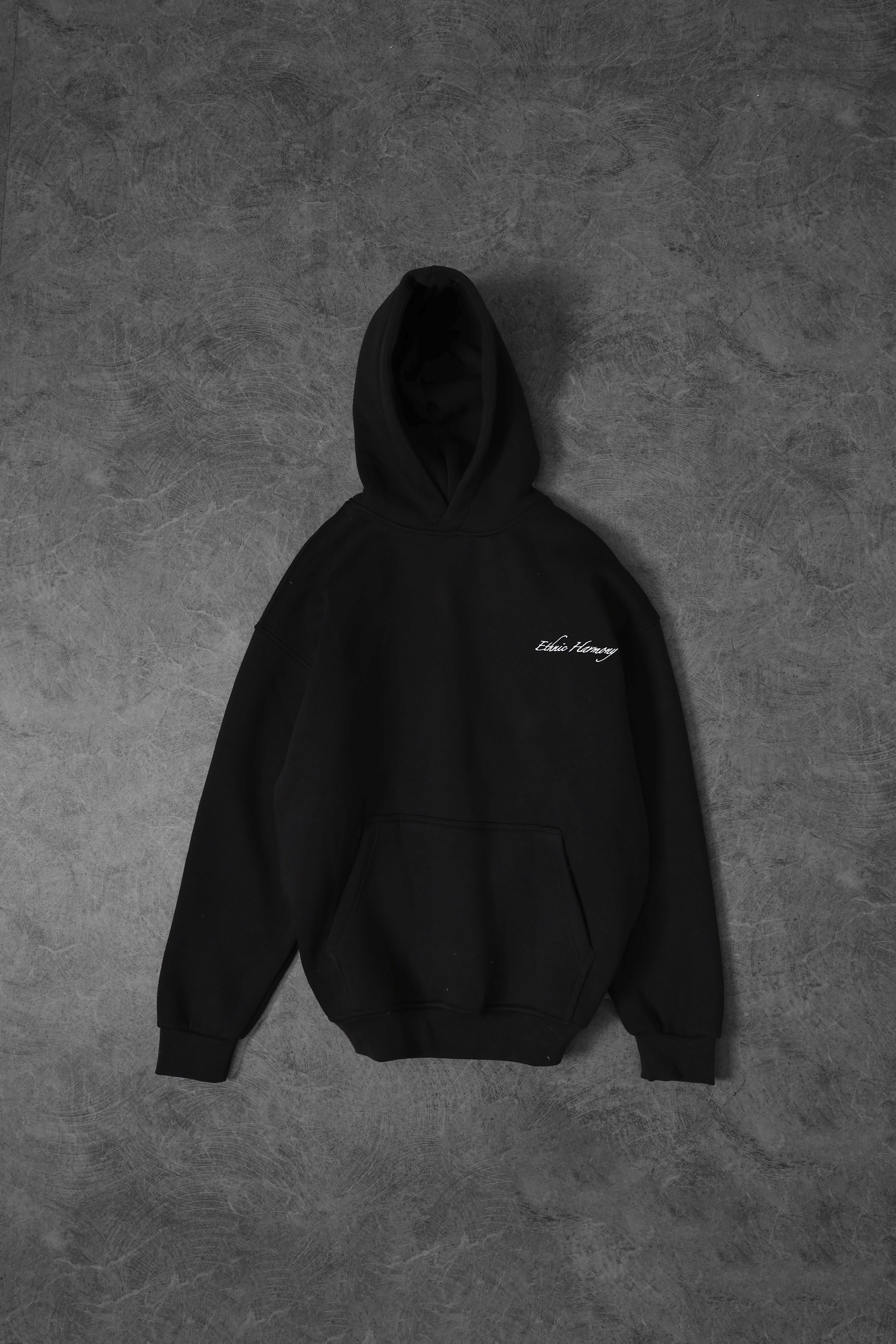 Ethnic Harmony Oversized Hooded Sweatshirt