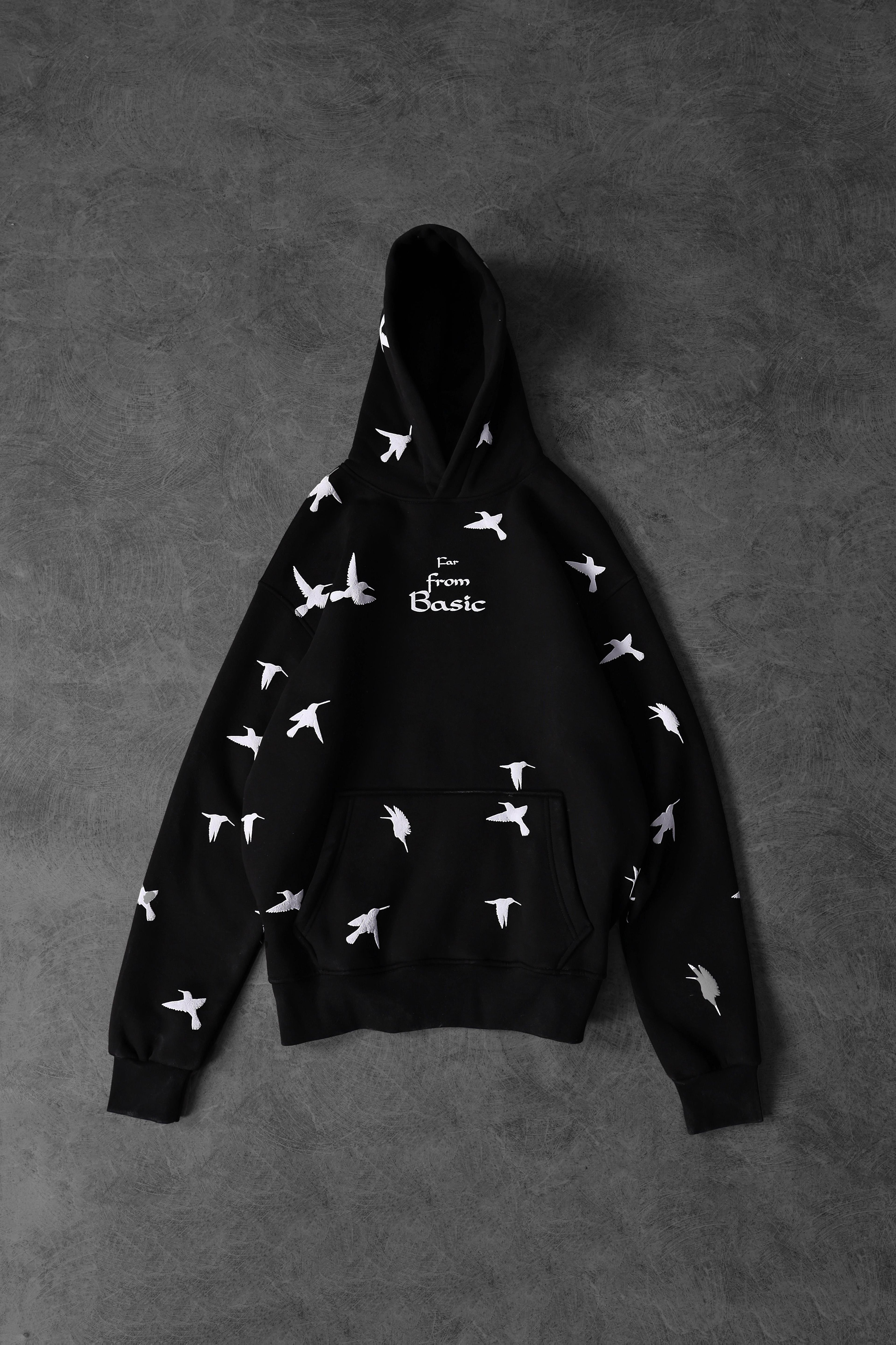 Far From Basic Oversized Hooded Sweatshirt