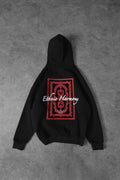 Ethnic Harmony Oversized Hooded Sweatshirt