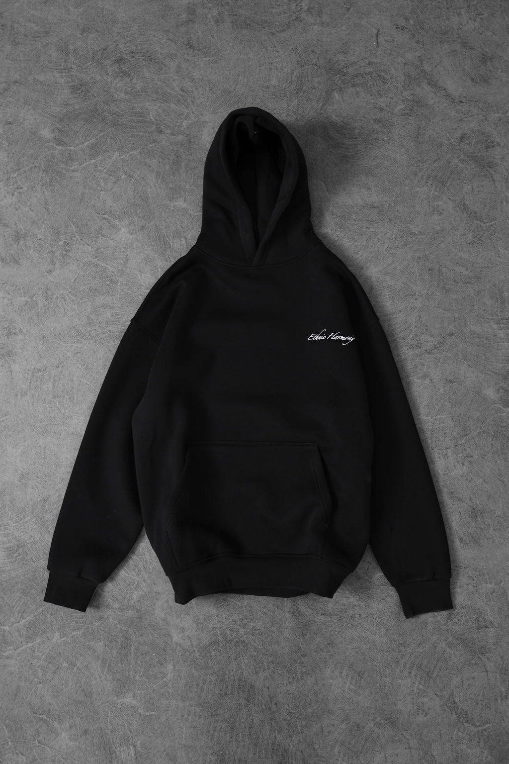 Ethnic Harmony Oversized Hooded Sweatshirt