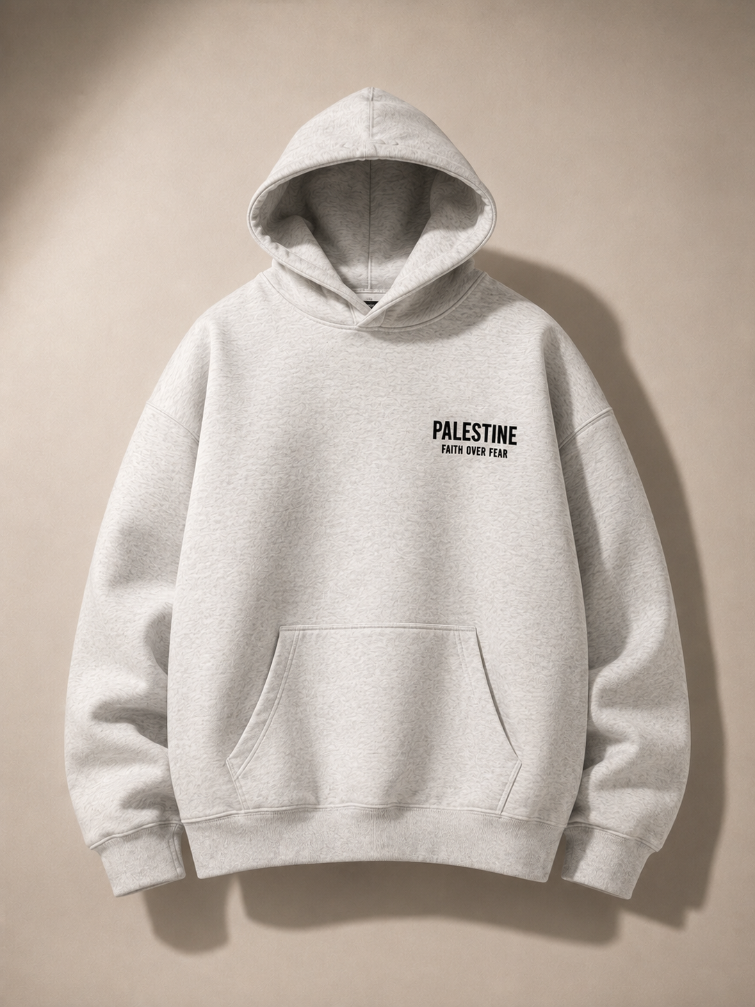 Faith Over Fear Oversized Hooded Sweatshirt