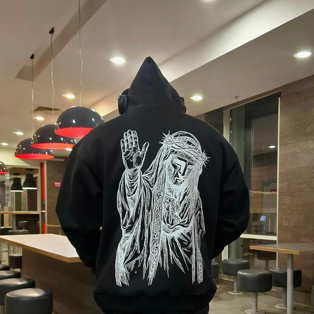 King of Jerusalem Oversized Hooded Sweatshirt