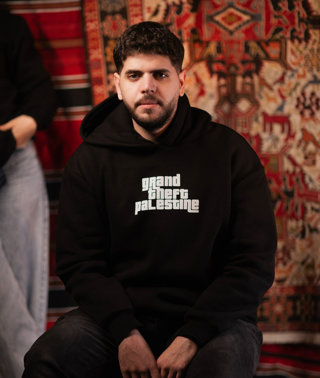 Grand Theft Palestine Oversized Hooded Sweatshirt