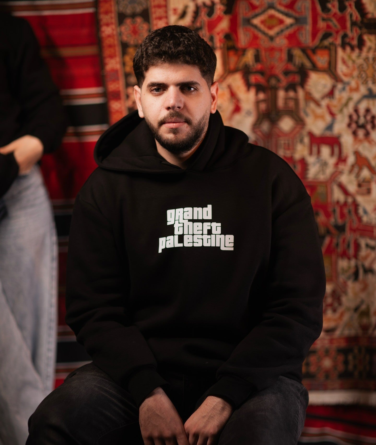 Grand Theft Palestine Oversized Hooded Sweatshirt