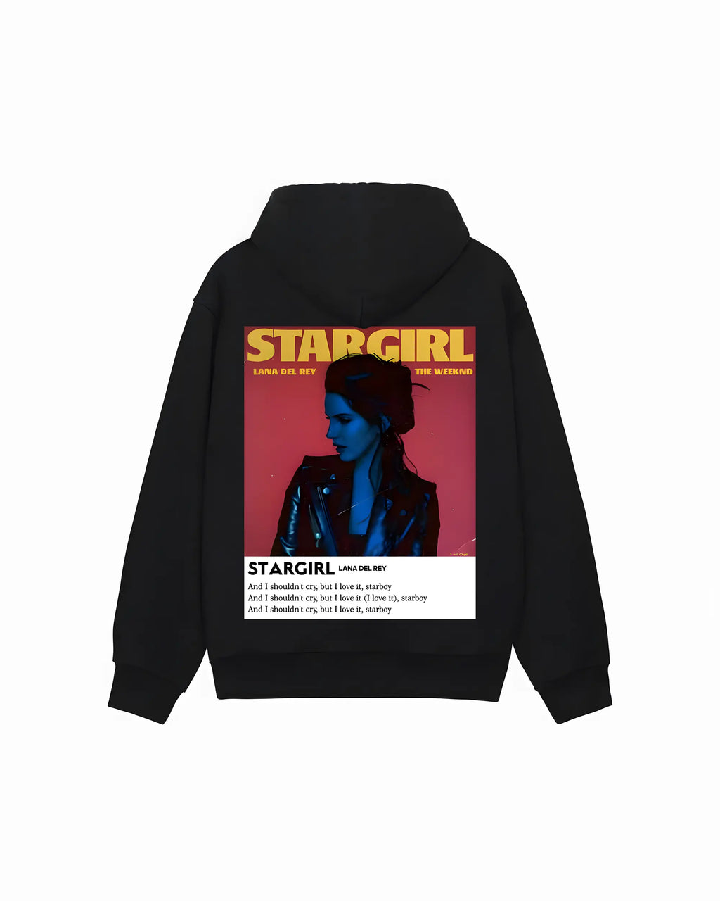 Star Oversized Hooded Sweatshirt