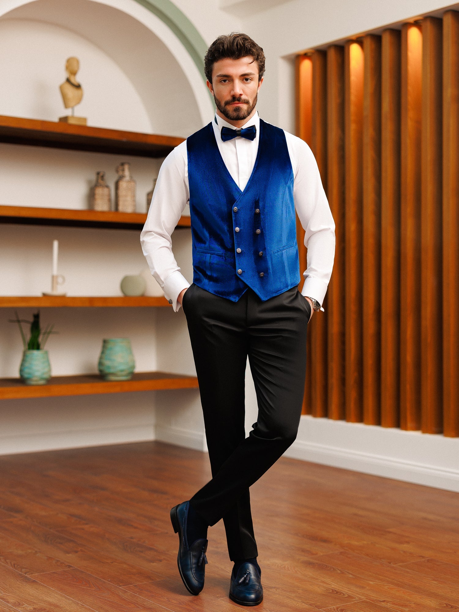 White Slim-Fit Tuxedo 3-Piece