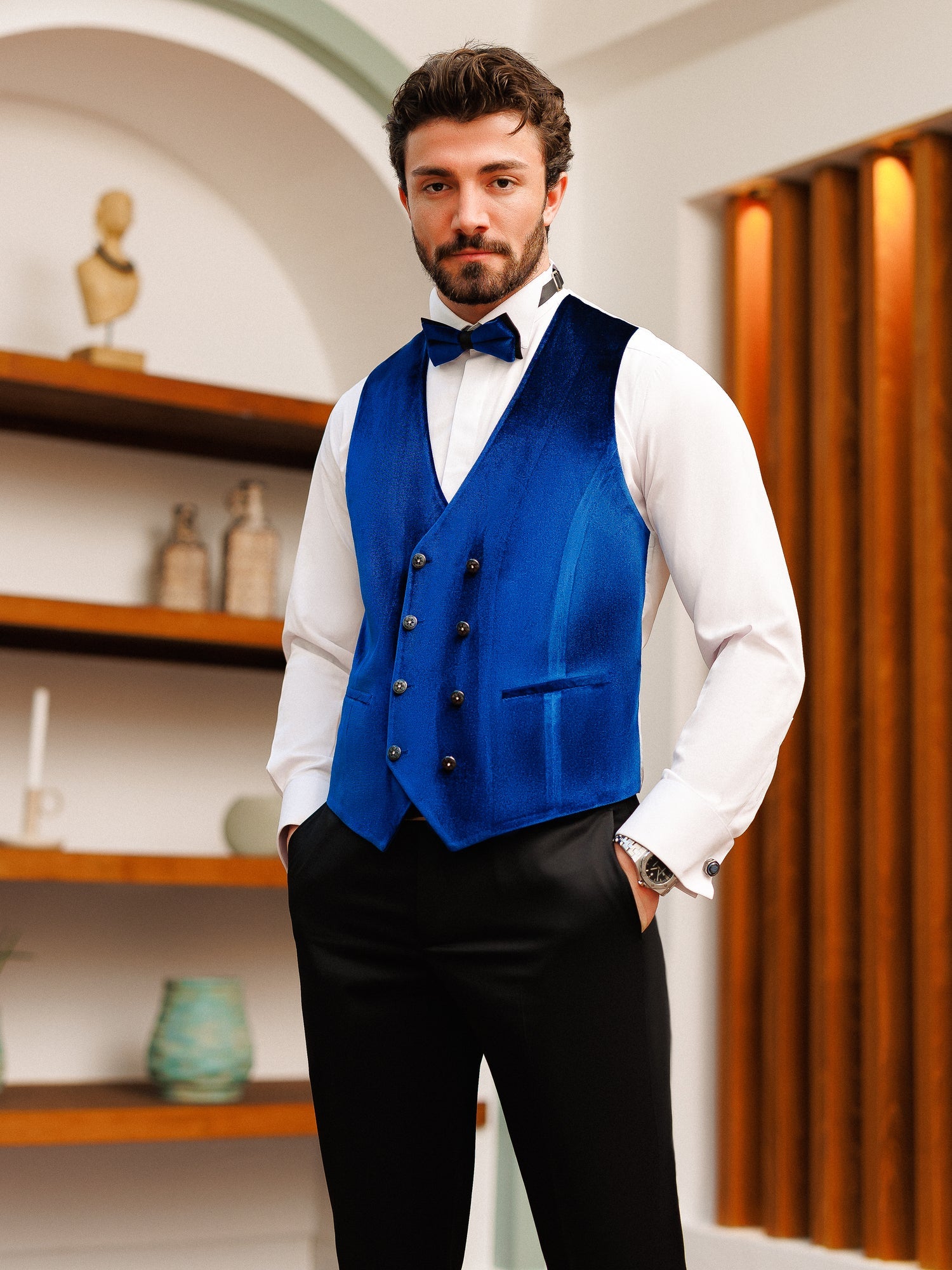 White Slim-Fit Tuxedo 3-Piece