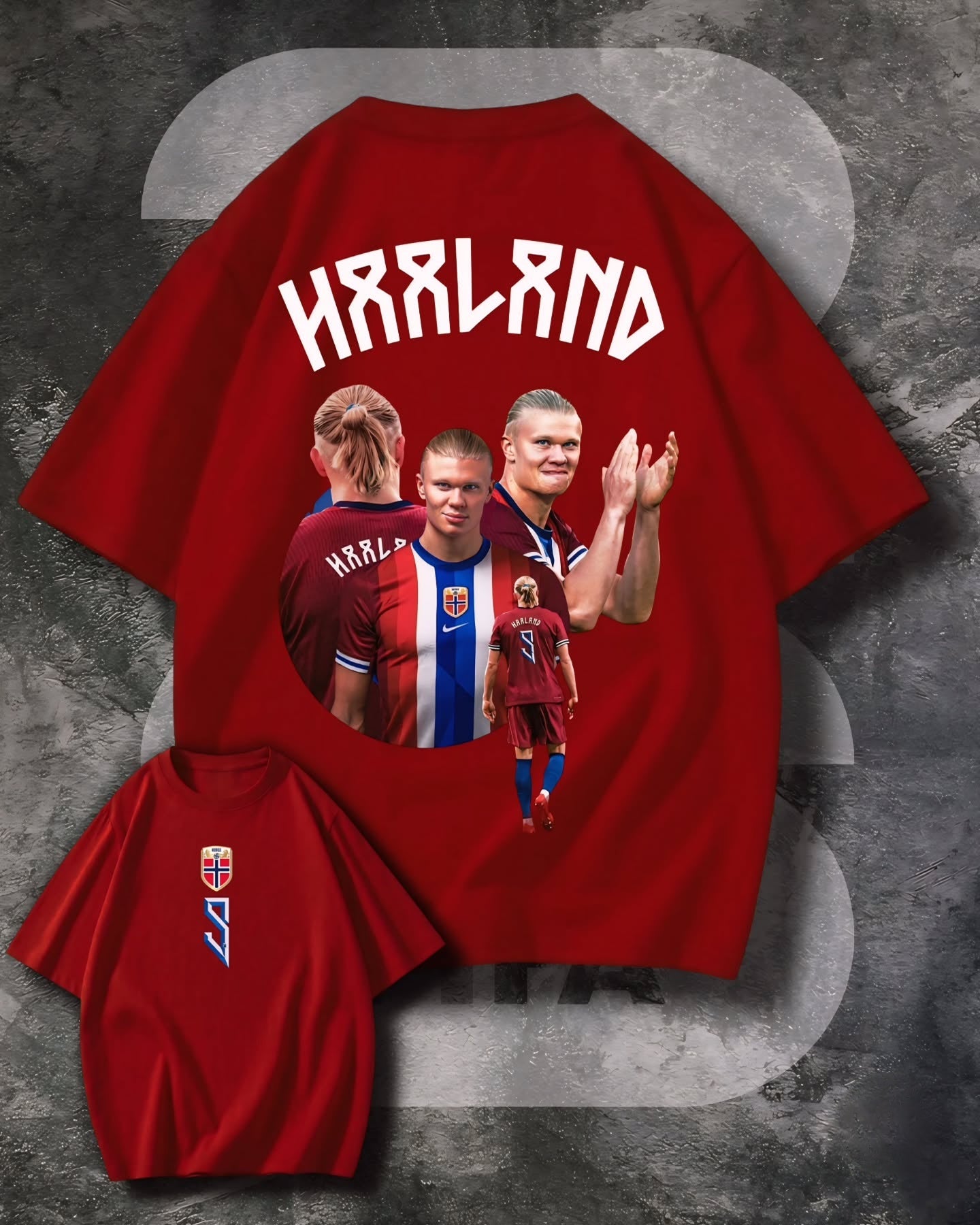 Erling Haaland Oversized Tee