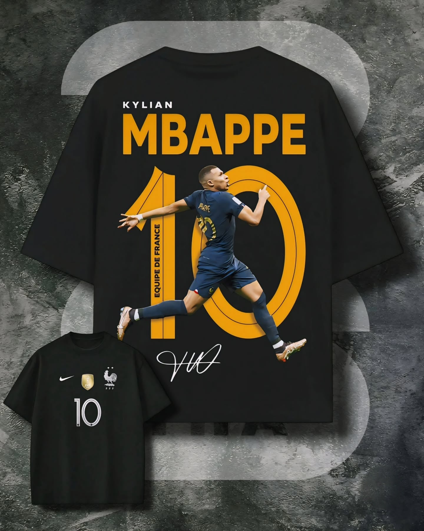 Kylian Mbappe Oversized Tee